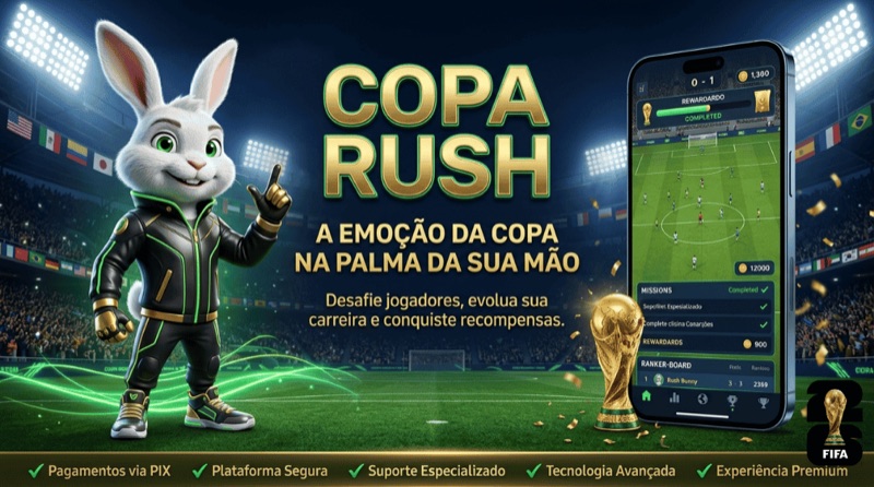 Copa Rush — A emoção da Copa na palma da sua mão